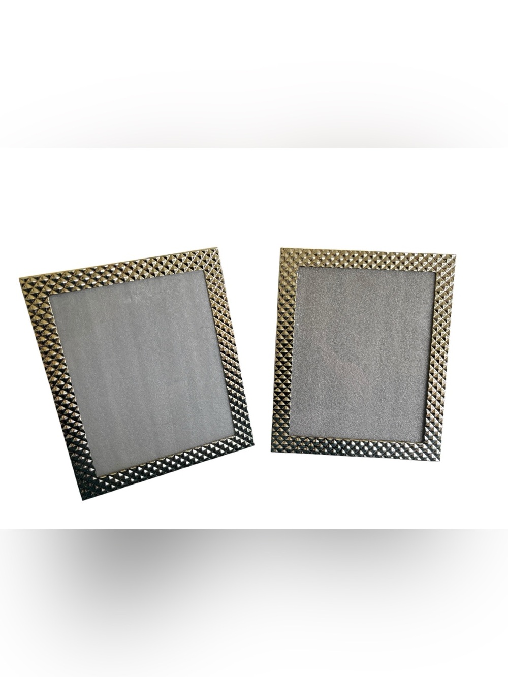 Sheffield Home Set 2 Silver Tone 8X10 Textured Picture Frames 2016 Decorative